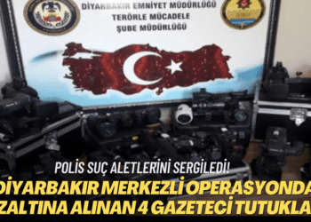 Diyarbakır merkezli operasyonda gözaltına alınan 4 gazeteci tutuklandı
