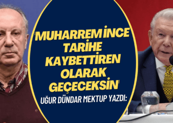 Uğur Dündar’dan İnce’ye mektup: Tarihe kaybettiren olarak geçeceksin