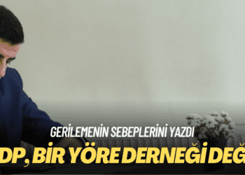 Gerilemenin sebeplerini yazdı: HDP, bir yöre derneği değil