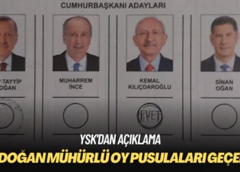 YSK’dan açıklama: Erdoğan mühürlü oy pusulaları geçerli