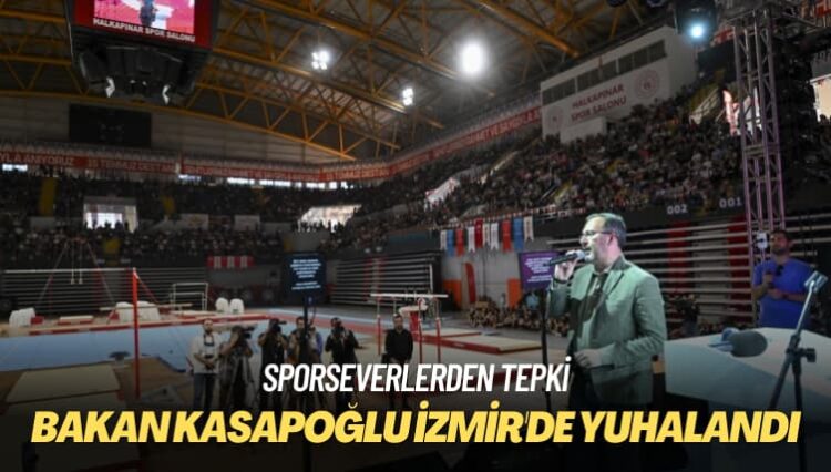 Sporseverlerden tepki: Bakan Kasapoğlu İzmir’de yuhalandı