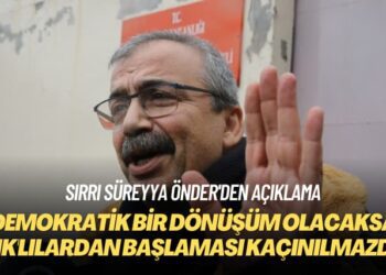 Sırrı Süreyya Önder’den açıklama: Demokratik bir dönüşüm olacaksa bunun KHK’lılardan başlaması kaçınılmazdır
