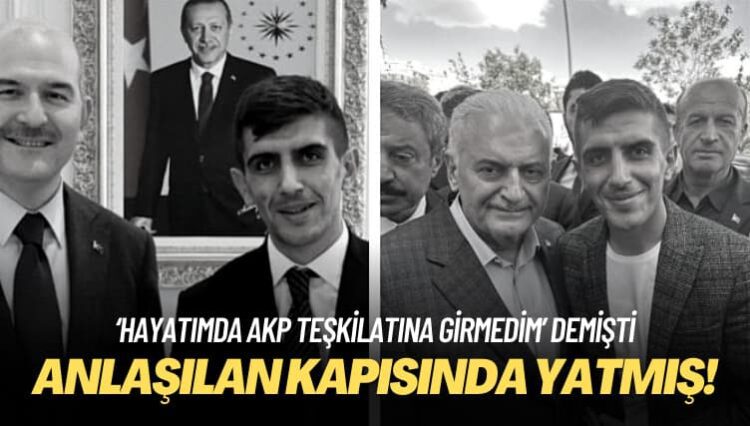 ‘Hayatımda AKP teşkilatına girmedim’ demişti: Anlaşılan kapısında yatmış!