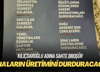 Kılıçdaroğlu adına sahte broşür: SİHA’ların üretimini durduracağız