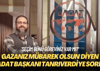 ‘Seçim günü göreviniz var mı?’ ‘Gazanız mübarek olsun’ diyen SADAT Başkanı Tanrıverdi’ye sordu