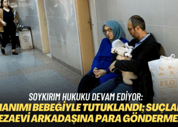Soykırım hukuku devam ediyor: Ev hanımı bebeğiyle tutuklandı; suçlama, cezaevi arkadaşına para göndermek!