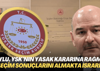 Soylu, YSK’nın yasak kararına rağmen seçim sonuçlarını almakta ısrarlı