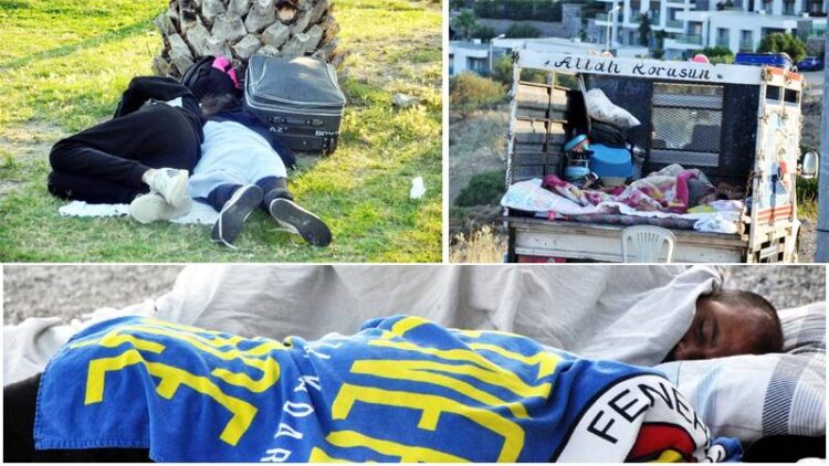 Bodrum açık hava oteline döndü