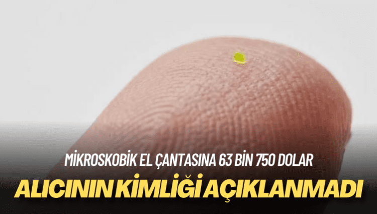 Mikroskobik el çantasına 63 bin 750 dolar: Alıcının kimliği açıklanmadı