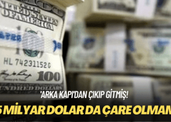 ‘Arka kapı’dan çıkıp gitmiş! 2,5 milyar dolar da TL’ye çare olmamış