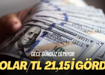 Gece gündüz demiyor: Dolar/TL gece saatlerinde 21,15’i gördü
