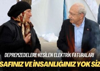 Depremzedelere kesilen elektrik faturaları: İnsafınız ve insanlığınız yok sizin