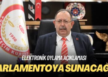 Elektronik oylama açıklaması: Parlamentoya sunacağız