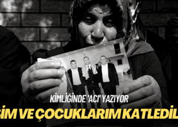 Kimliğinde ‘acı’ yazıyor: Eşim ve çocuklarım katledildi