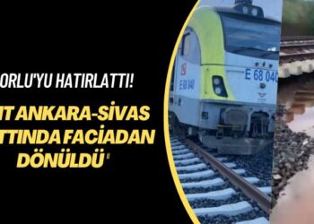 CHP’li vekil görüntü paylaştı: YHT Ankara-Sivas hattında faciadan dönüldü