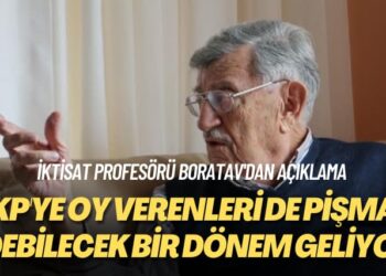 Boratav’dan açıklama: AKP’ye oy verenleri de pişman edebilecek bir dönem geliyor