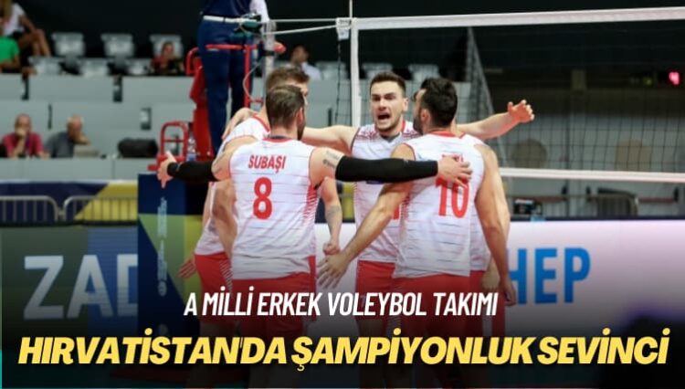 A Milli Erkek Voleybol Takımı şampiyon oldu