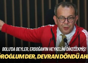 Bolu’da beyler, Erdoğan’ın heykelini dikecekmiş: Köroğlum der, devran döndü ahire