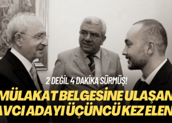 2 değil 4 dakika sürmüş! Mülakat belgesine ulaşan savcı adayı üçüncü kez elendi