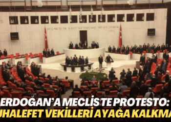 Erdoğan’a meclis’te protesto: Muhalefet vekilleri ayağa kalkmadı