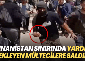 Yunanistan sınırında yardım bekleyen mültecilere bıcaklı saldırı