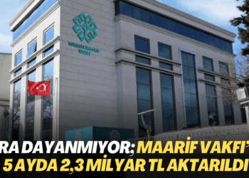 Para dayanmıyor; Maarif Vakfı’na 5 ayda 2,3 milyar TL aktarıldı