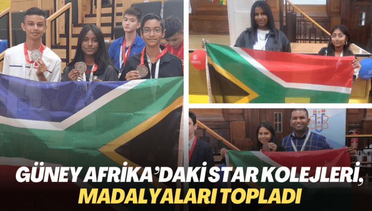 41 ülkeden 356 öğrenci yarıştı: Güney Afrika’daki Star Kolejleri, madalyaları topladı