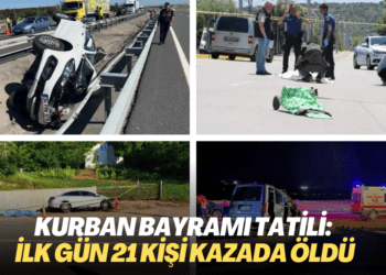 Kurban Bayramı tatili: İlk gün 21 kişi kazada öldü