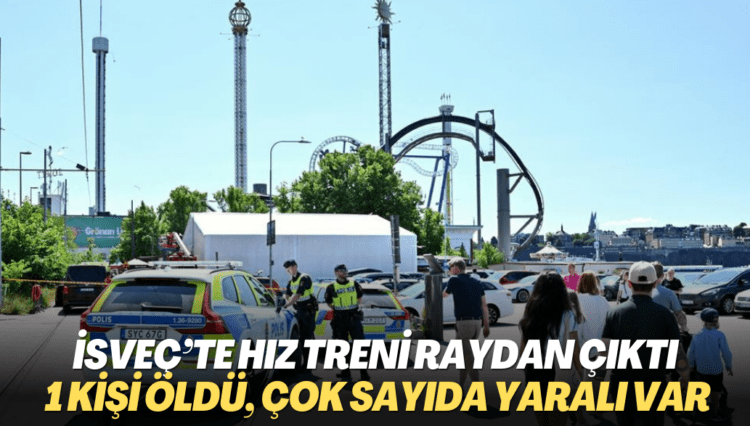 İsveç’te lunapark kazası: Hız treni raydan çıktı, 1 kişi öldü, çok sayıda yaralı var