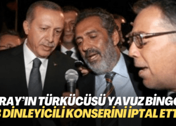 Saray’ın gözde türkücüsü Yavuz Bingöl, 8 dinleyicili konserini iptal etti