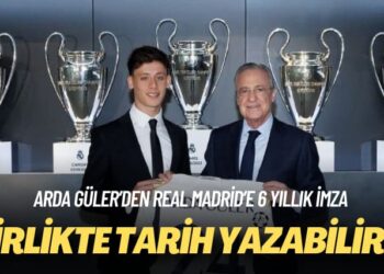 Arda Güler’den Real Madrid’e 6 yıllık imza: Birlikte tarih yazabiliriz