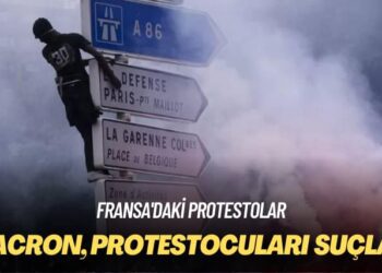 Fransa’daki protestolar: Macron, protestocuları gencin ölümünü istismar etmekle suçladı
