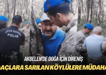 Akbelen’de doğa için direniş: Ağaçlara sarılan köylülere müdahale