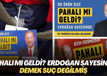‘Pahalı mı geldi? Erdoğan sayesinde’ demek suç değilmiş