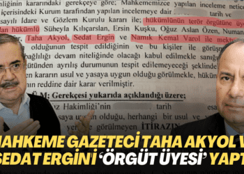 Mahkeme gazeteci Taha Akyol ve Sedat Ergin’i ‘örgüt üyesi’ yaptı: Mahpusun Denetimli Serbestlikle tahliyesini engelledi