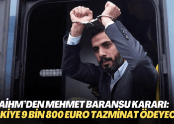 AİHM’den Mehmet Baransu kararı: Türkiye 9 bin 800 Euro tazminata mahkum oldu