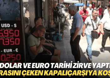 Dolar ve Euro tarihi zirve yaptı: Bankadan parasını çeken döviz almak için kapalıçarşı’ya koştu