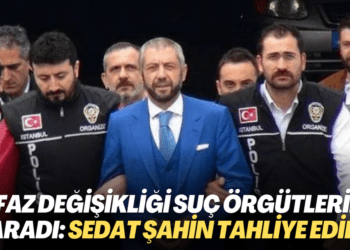 İnfaz değişikliği suç örgütlerine yaradı: Sedat Şahin tahliye edildi