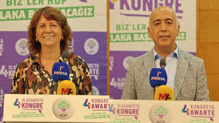 HDP’de yeni Eş Genel Başkanları Sultan Özcan ve Cahit Kırkazak oldu