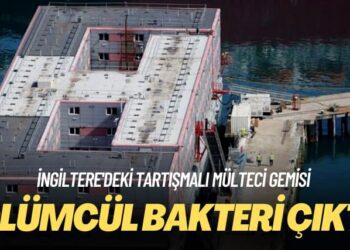 İngiltere’deki tartışmalı mülteci gemisi hastalık tehlikesi nedeniyle tahliye edildi