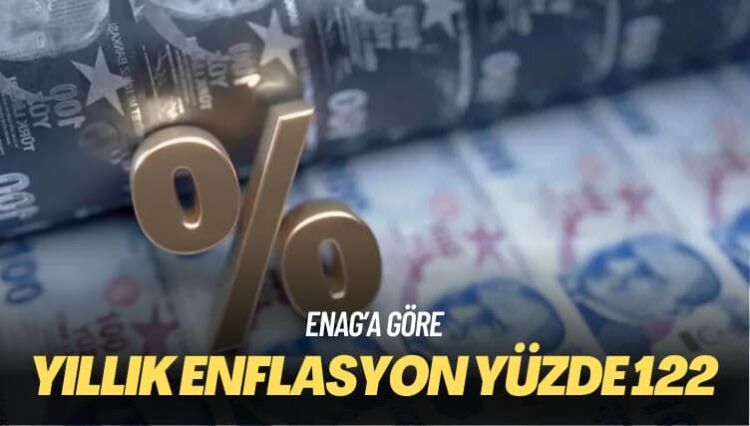 ENAG’a göre: Yıllık enflasyon yüzde 122