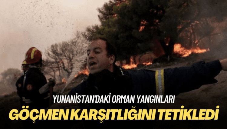 Avrupa’daki en büyük orman yangını Yunanistan’da göçmen karşıtlığını nasıl tetikledi?