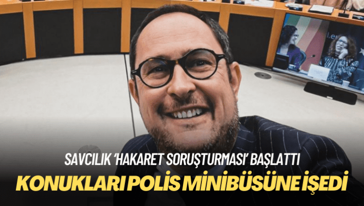Savcılık ‘hakaret soruşturması’ başlattı: Konukları polis minibüsüne işedi