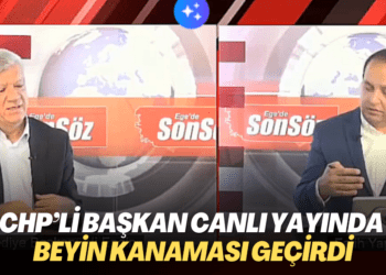 CHP’li başkan katıldığı canlı yayında beyin kanaması geçirdi