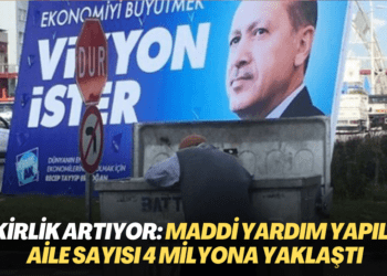 Fakirlik artıyor: Maddi yardım yapılan aile  sayısı 4 milyona yaklaştı