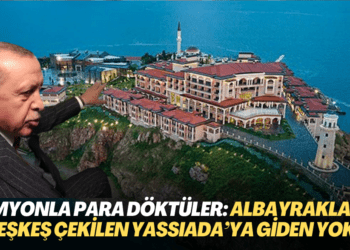 Kamyonla para döktüler: Albayrak ailesine peşkeş çekilen Yassıada’da in cin top oynuyor