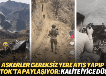 Askerler gereksiz yere atış yapıp TikTok’ta görüntü paylaşıyor: Kalite iyice düştü