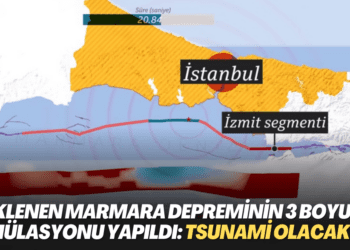 Beklenen Marmara depreminin üç boyutlu simülasyonu yapıldı: Büyüklüğü ne olacak, nereler etkilenecek, tsunami olacak mı?
