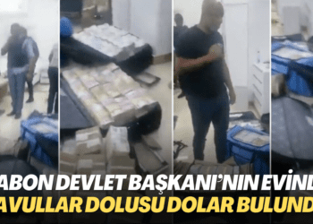 Gabon Devlet Başkanı’nın evinde bavullar dolusu dolar bulundu