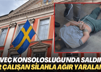 İsveç Konsolosluğu’nda silahlı saldırı: Bir çalışan ağır yaralı